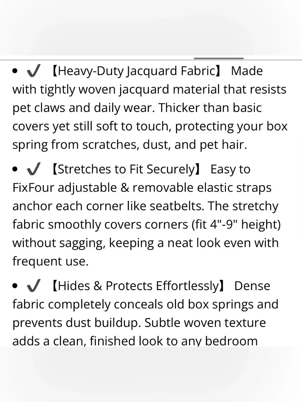 TWIN Box Spring Cover - TAN